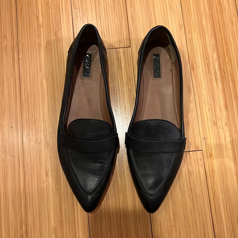 Topshop Kimi pointed toe loafers